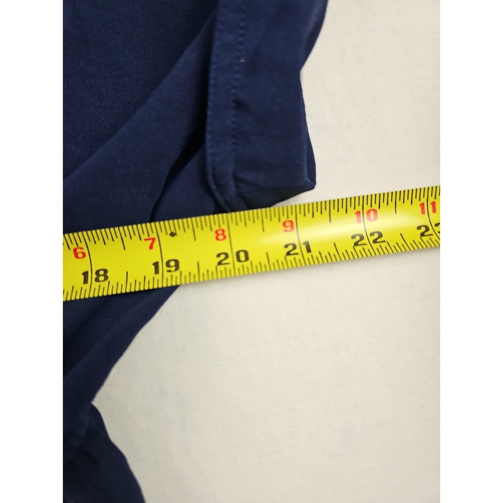 Jasambac Women's Navy Blue Dress Short Sleeve Elastic Waist Size L - Picture 7 of 10